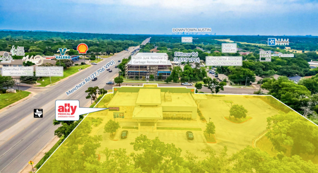 High Cap Rate Investment Opportunity: South Austin Emergency Center for Sale with NNN Lease until 2033
