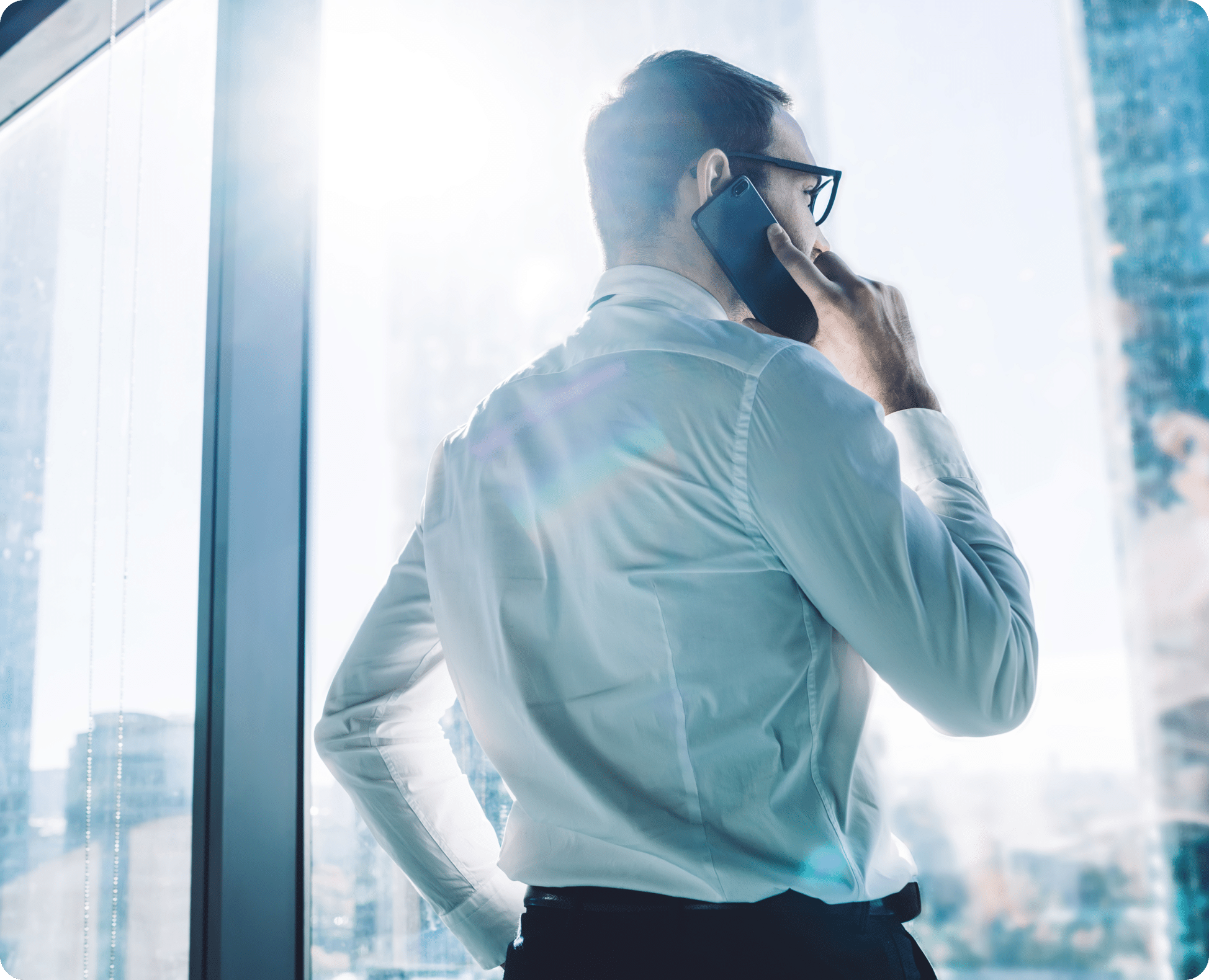 Businessman on Phone