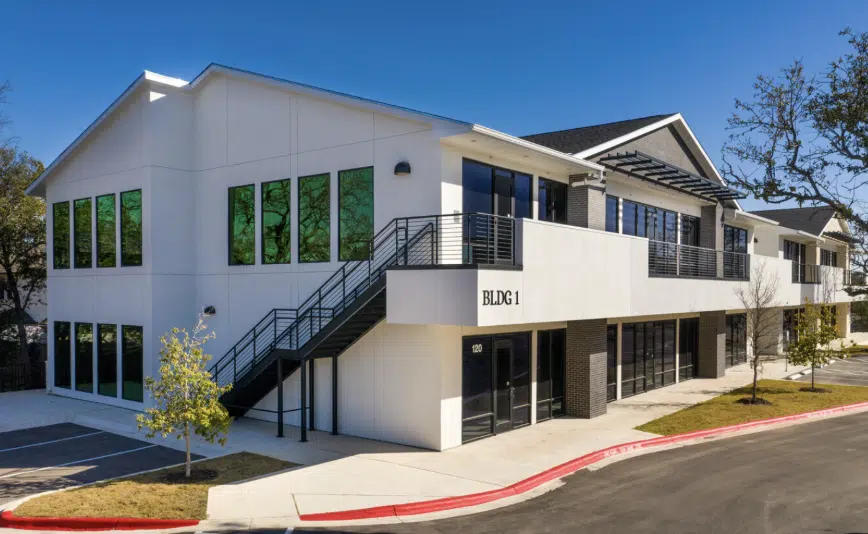 Commercial property exterior in Austin